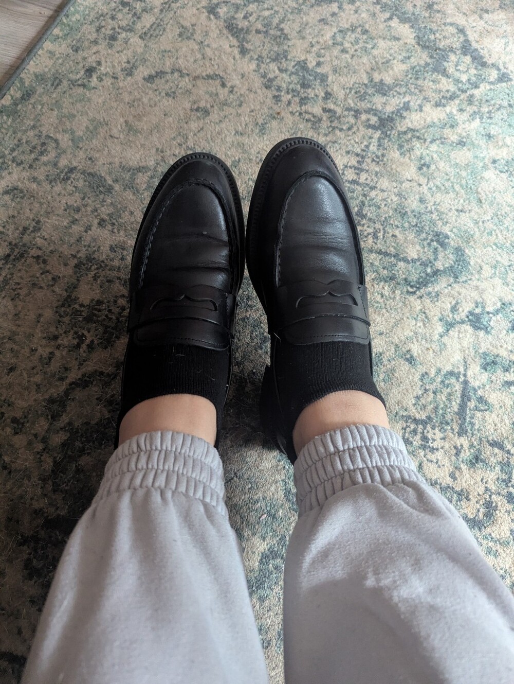 Vagabond Alex W Black Leather Penny Loafers US 10 Women
